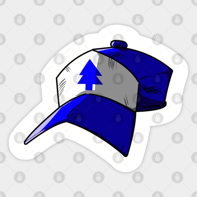 blue hat Sticker by kimadakoi